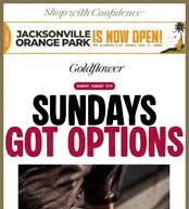 Sunday Options are Waiting!