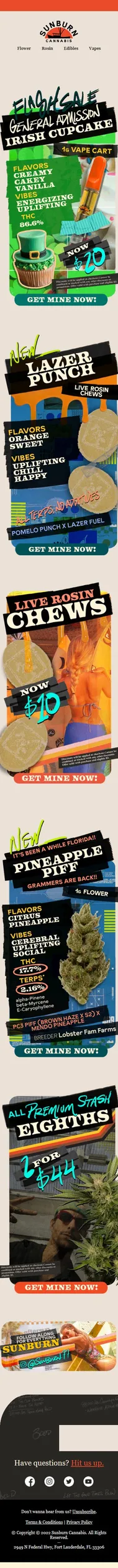 FLASH🔥 $20 Irish Cupcake 1g Vapes