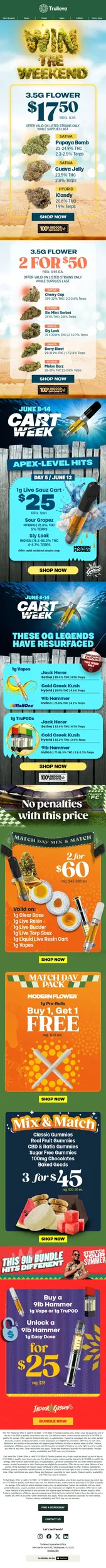 🌟Your Weekend Win Starts with $17.50 8ths🌿