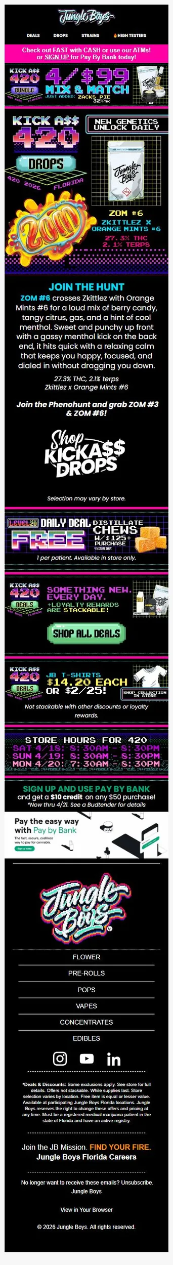 4/$99 Just got REAL > 32% THC Zacks Pie Added!