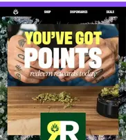 Turn your points into cannabis—before they expire🌿