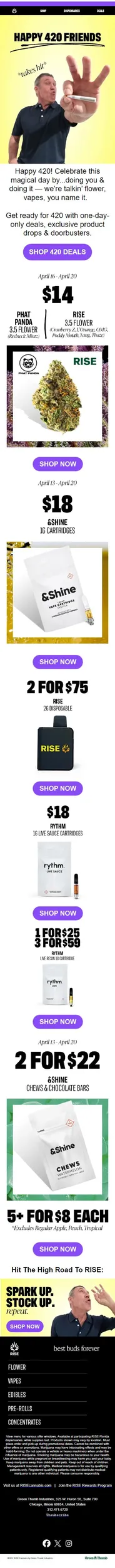 IT’S 420. LET’S CELEBRATE.