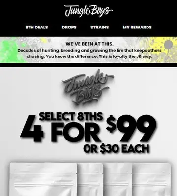 Reward Yourself.. with a $99 Half Oz, 31% Strains!